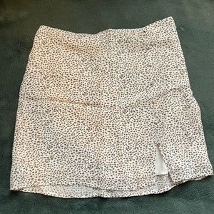 Animal print Mini skirt